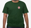 Thirst Aid Beer Left Chest Logo T-Shirt (Bottle Green)