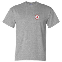 Thirst Aid Beer Left Chest Logo T-Shirt (Marle Grey)