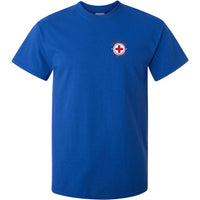 Thirst Aid Beer Left Chest Logo T-Shirt (Royal Blue)