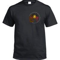 Acknowledgement of Country Left Chest Logo T-Shirt (Black)