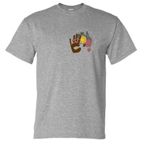 Acknowledgement of Country Left Chest Logo T-Shirt (Marle Grey)