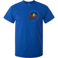 Acknowledgement of Country Left Chest Logo T-Shirt (Royal Blue)