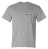 No Coffee No Workee Sloth Left Chest Logo T-Shirt (Marle Grey)