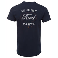 Vintage Genuine Ford Parts T-Shirt (Navy, Back Print)
