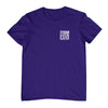 Frodo Lives Left Chest Logo T-Shirt (Purple, Shortsleeve)