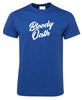 Aussie Slang Bloody Oath T-Shirt (Royal Blue)