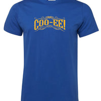 Aussie Slang Coo-ee T-Shirt (Royal Blue)