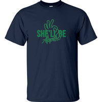 Aussie Slang She'll Be Apples T-Shirt (Navy)