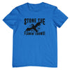 Stone The Flamin' Crows T-Shirt (Royal Blue, Shortsleeve)
