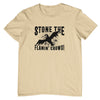Stone The Flamin' Crows T-Shirt (Tan, Shortsleeve)