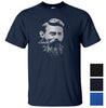 Ned Kelly Such Is Life Portrait T-Shirt (Colour Choices, Silver & White Print)