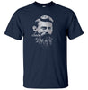 Ned Kelly Such Is Life Portrait T-Shirt (Navy, Silver & White Print)