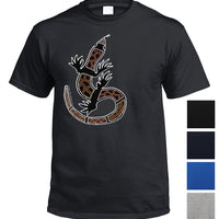 Shannon's Lizard Aboriginal Art T-Shirt (Colour Choices)