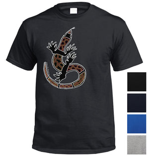Shannon's Lizard Aboriginal Art T-Shirt (Colour Choices)