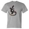 Shannon's Lizard Aboriginal Art T-Shirt (Marle Grey)