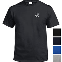 Anchor Left Chest Logo T-Shirt (Colour Choices)