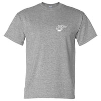 Little "Fuck You" Sign Guy Left Chest Logo T-Shirt (Marle Grey)