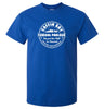 Coffin Bay Funeral Parlour Fake Business Logo T-Shirt (Royal Blue)