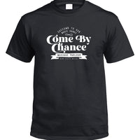 Come By Chance Massage Parlour Fake Aussie Tourist T-Shirt (Black)