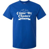 Come By Chance Massage Parlour Fake Aussie Tourist T-Shirt (Royal Blue)