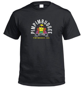 Discounted - Pimpimbudgee Pet Shop Fake Business Logo T-Shirt (Black) - Size 2XL