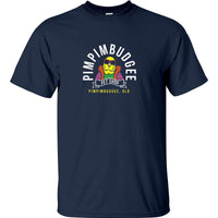 Pimpimbudgee Pet Shop Fake Business Logo T-Shirt (Navy)