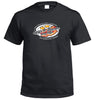 Eggs & Bacon Bay Cafe Tasmania Fake Business Logo T-Shirt (Black)