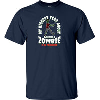 Fear The Walking Zombie T-Shirt (Navy)