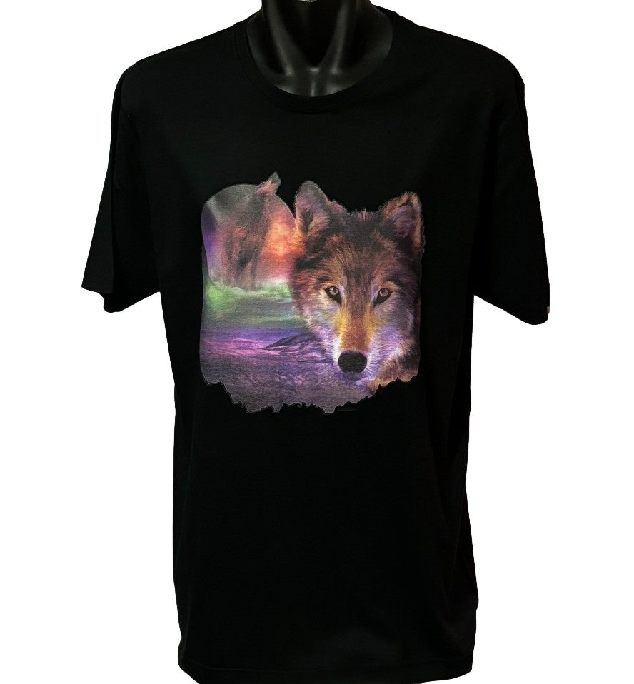 I Am Wolf T-Shirt (Black, Regular and Big Sizes)