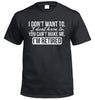 I'm Retired T-Shirt (Black, Shortsleeve)