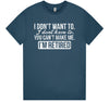 I'm Retired T-Shirt (Indigo, Shortsleeve)
