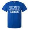 I'm Retired T-Shirt (Royal Blue, Shortsleeve)