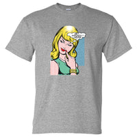 Me? Sarcastic? Never.. T-Shirt (Marle Grey, Regular and Big Sizes)