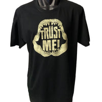 Trust Me Shark Jaws T-Shirt (Black, Regular and Big Sizes)
