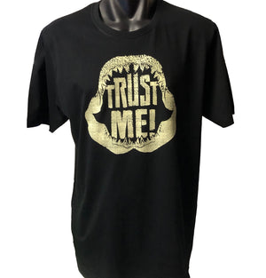 Trust Me Shark Jaws T-Shirt (Black, Regular and Big Sizes)