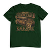 Junkyard Garage Rat Rod T-Shirt (Bottle Green)