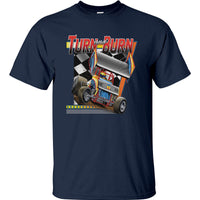 Turn & Burn Sprint Cars T-Shirt (Navy)