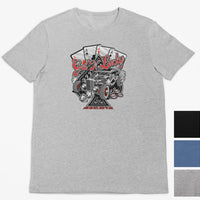 Get N Lucky Aces Hot Rod T-Shirt (Colour Choices)
