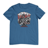 Get N Lucky Aces Hot Rod T-Shirt (Indigo, Shortsleeve) - Sizes up to 6XL
