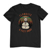 Llamaste 6 Feet Away T-Shirt (Black, Regular and Big Sizes)