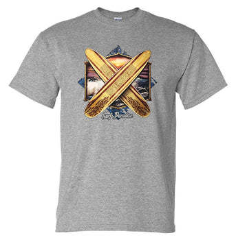 Discounted - Surf Paradise T-Shirt (Marle Grey) - Size XL