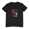 Incineration Dragon T-Shirt - Tom Wood Art (Black, Regular and Big Sizes)