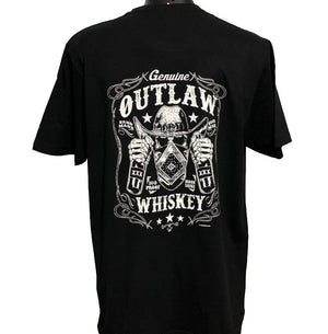 Outlaw Whiskey T-Shirt (Back Print)