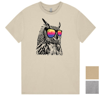Cool Owl T-Shirt (Colour Choices)