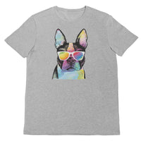 Summer Dog (Boston Terrier) T-Shirt (Colour Choices)