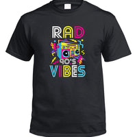 Rad 90s Vibes T-Shirt (Black)