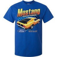 Ford Yellow Mustang Horse Power T-Shirt (Colour Choices)