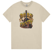 Born Country T-Shirt (Sandy Tan) - Sizes 8XL and 10XL