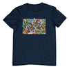 Tiger Pair T-Shirt (Navy, Shortsleeve)