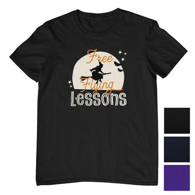 Free Flying Lessons Witch T-Shirt (Colour Choices)